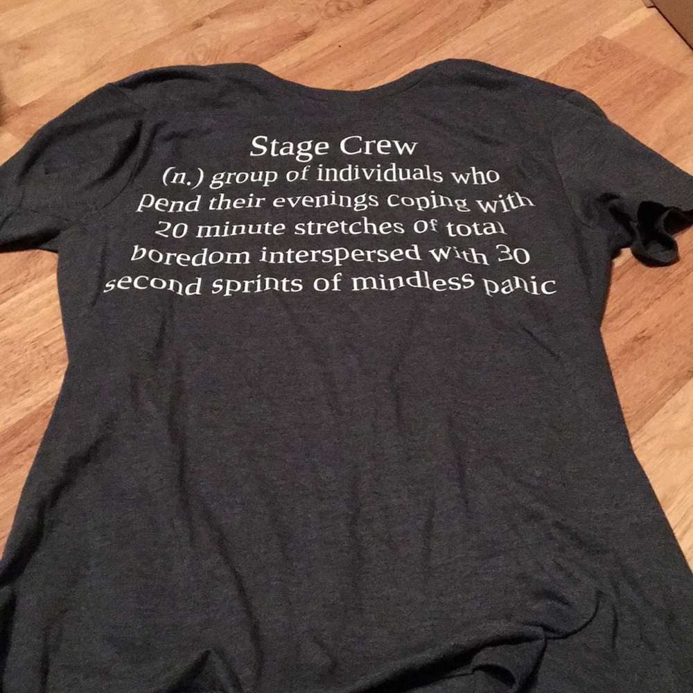 Stage crew tee shirt
